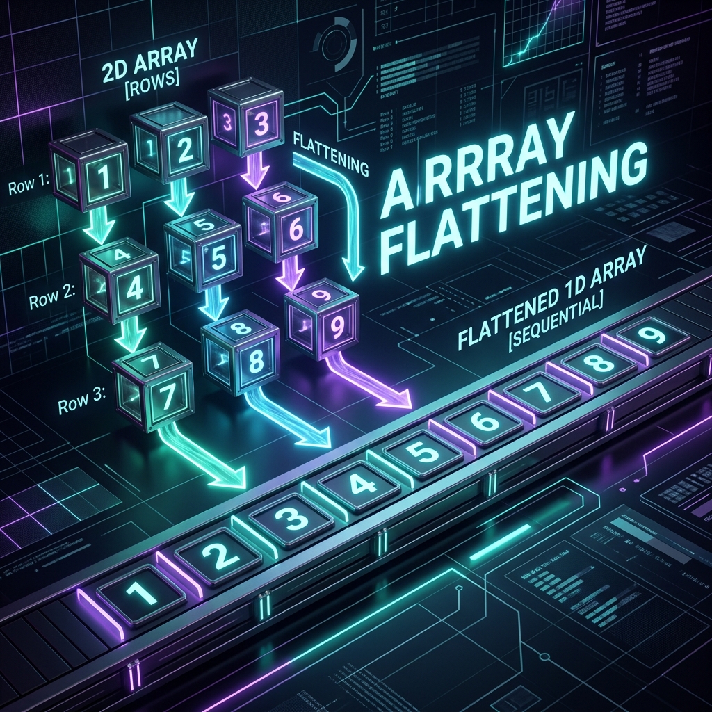 Flattening 2D Arrays in Java