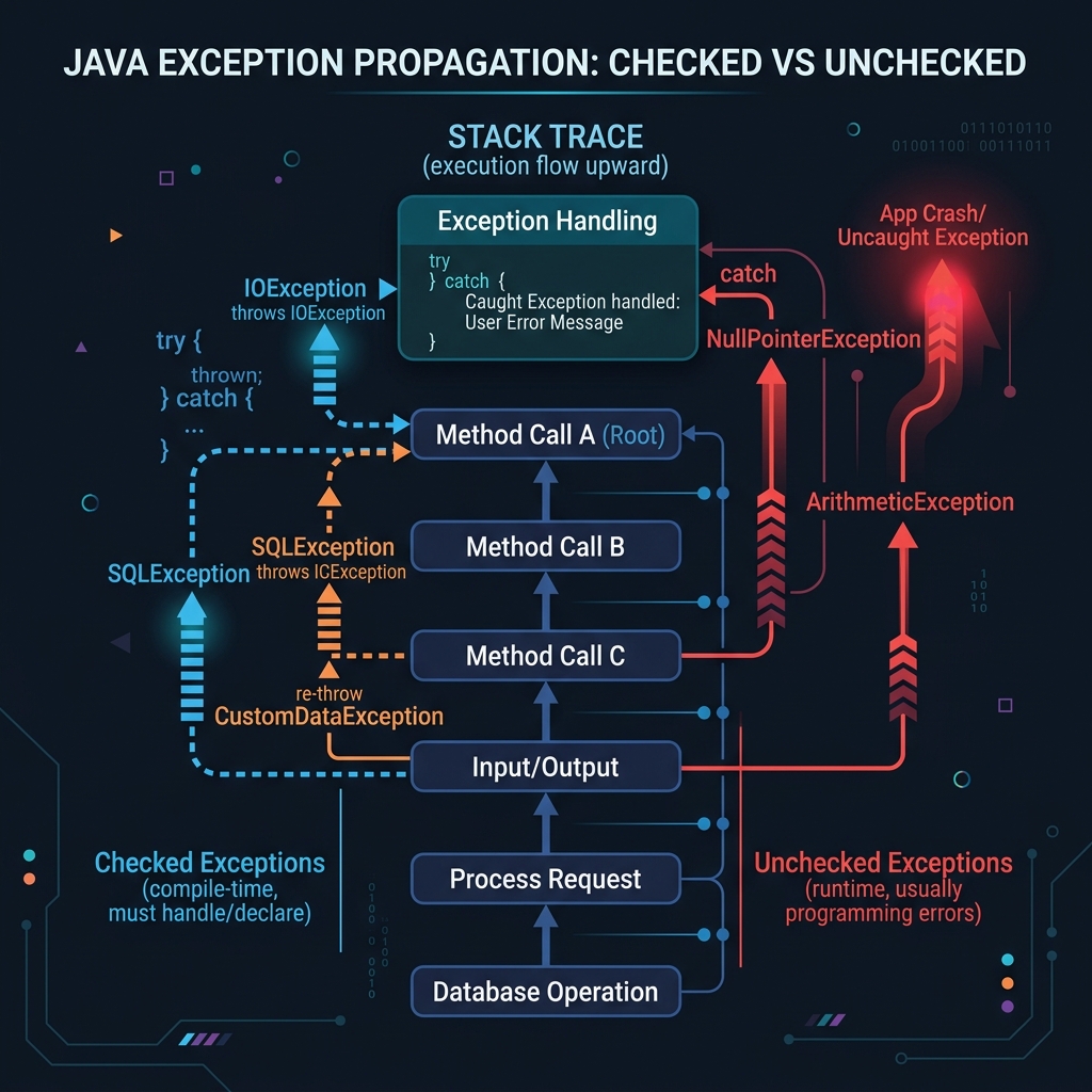 Understanding Java Exception Propagation