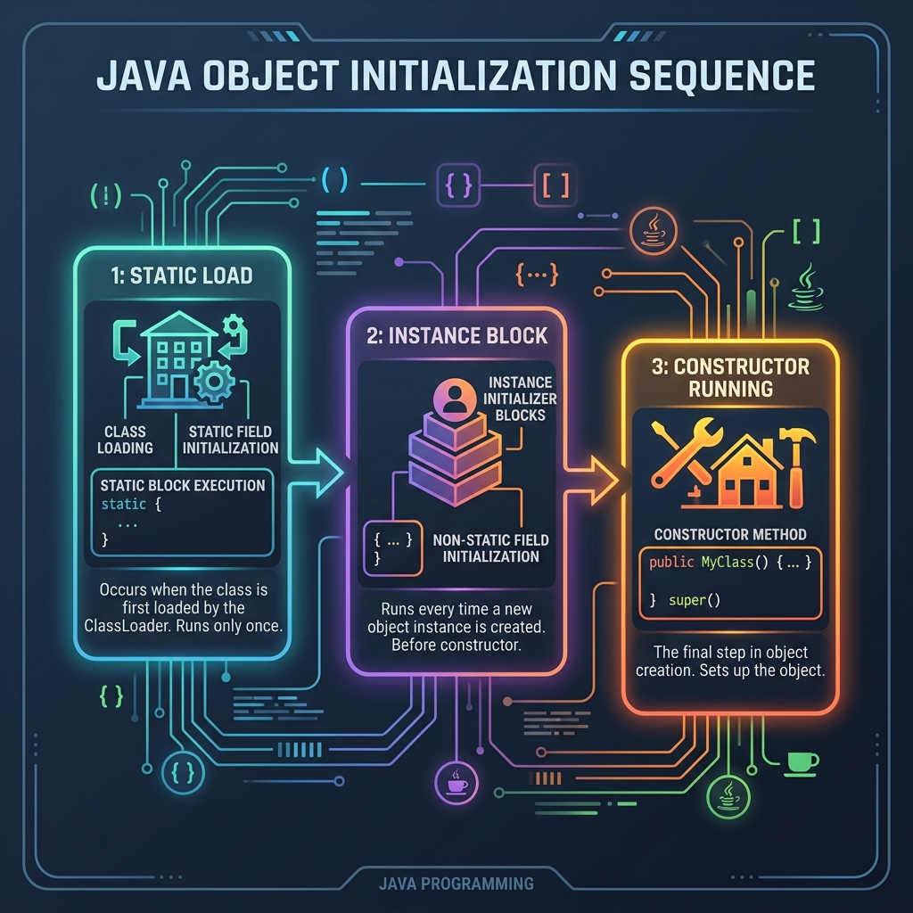 Class Initialization Sequences in Java Inheritance