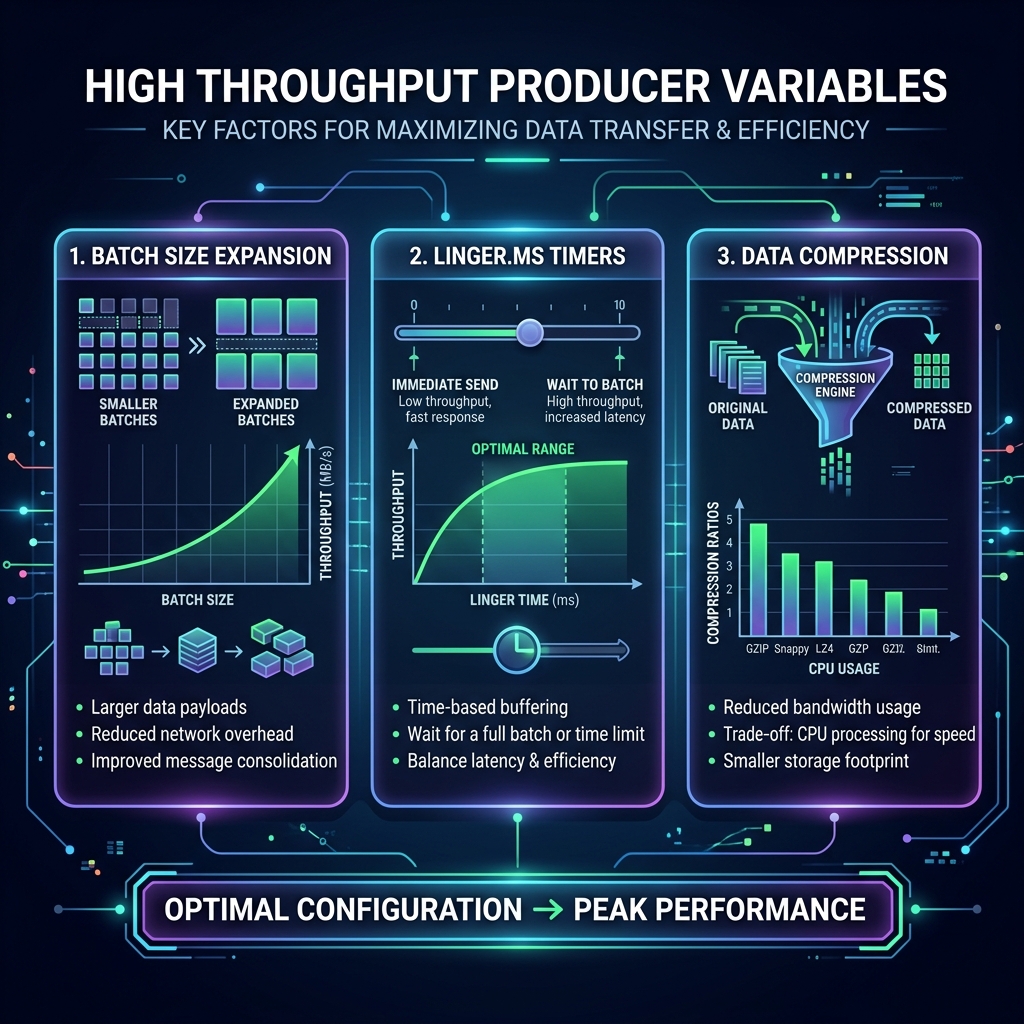 Key Producer Configurations for High Throughput in Kafka